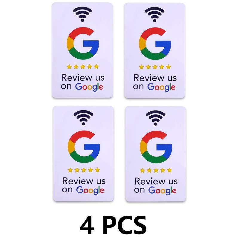 Quality Google Review Card with NFC