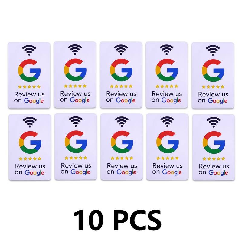 Quality Google Review Card with NFC